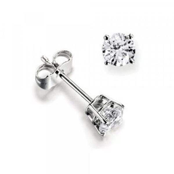 Classic Diamond Stud Earrings