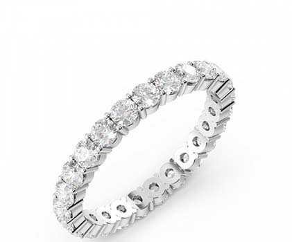 Claw Set Full Eternity Rings