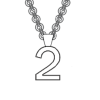 Alt Number Necklace