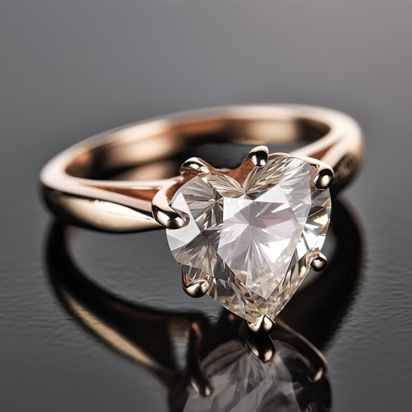 Heart Diamond Ring